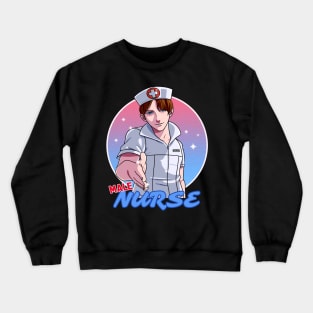 Male Nurse Funny Murse Crewneck Sweatshirt